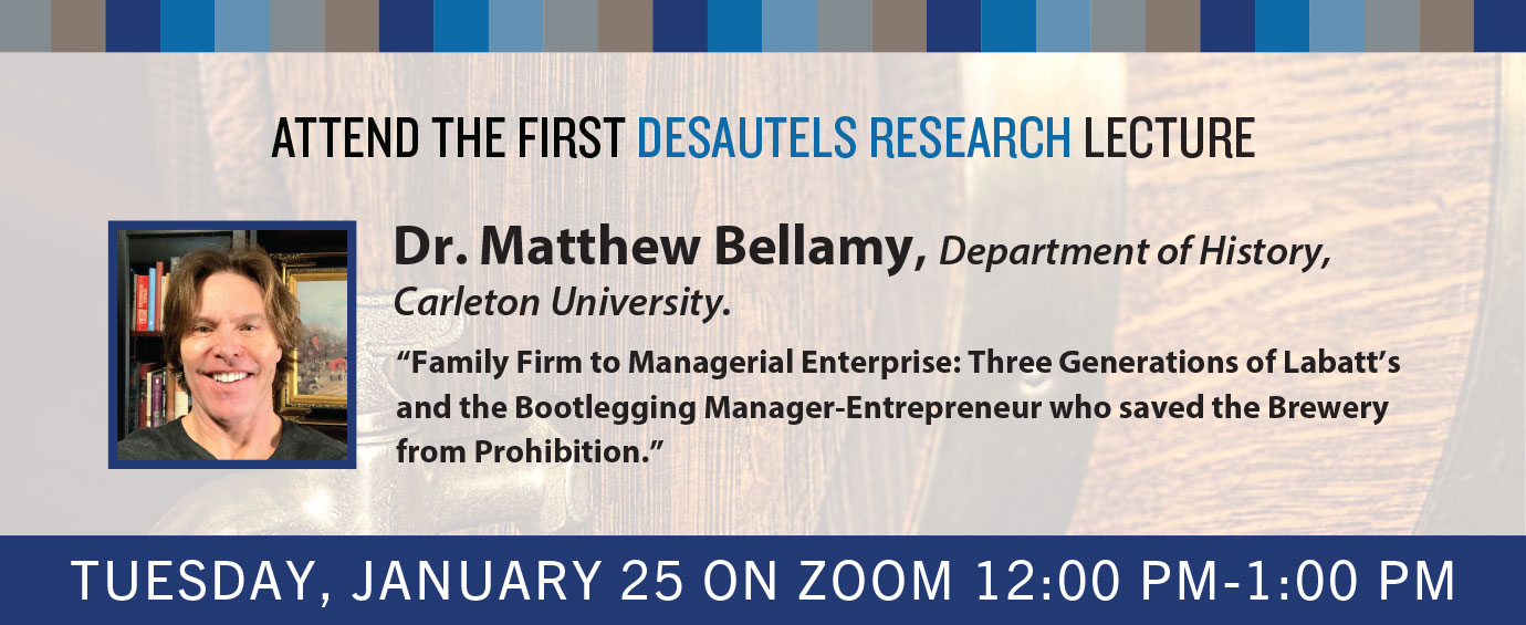 Attend the First Desautels Research Lecture